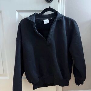 Aritzia polo sweat fleece